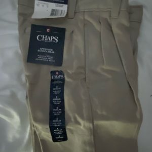 Boys size 5 chaps khaki pants nwt